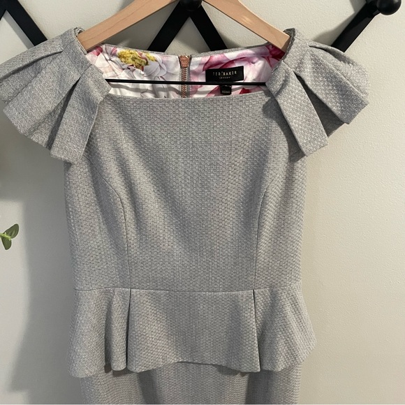 Ted Baker Daizid Peplum Dress - Picture 2 of 5